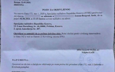 ПО КОМ ОСНОВУ ТЗВ. КОСОВСКЕ ВЛАСТИ ТРАЖЕ ПРИСТУП ПОВЕРЉИВИМ АРХИВАМА!?